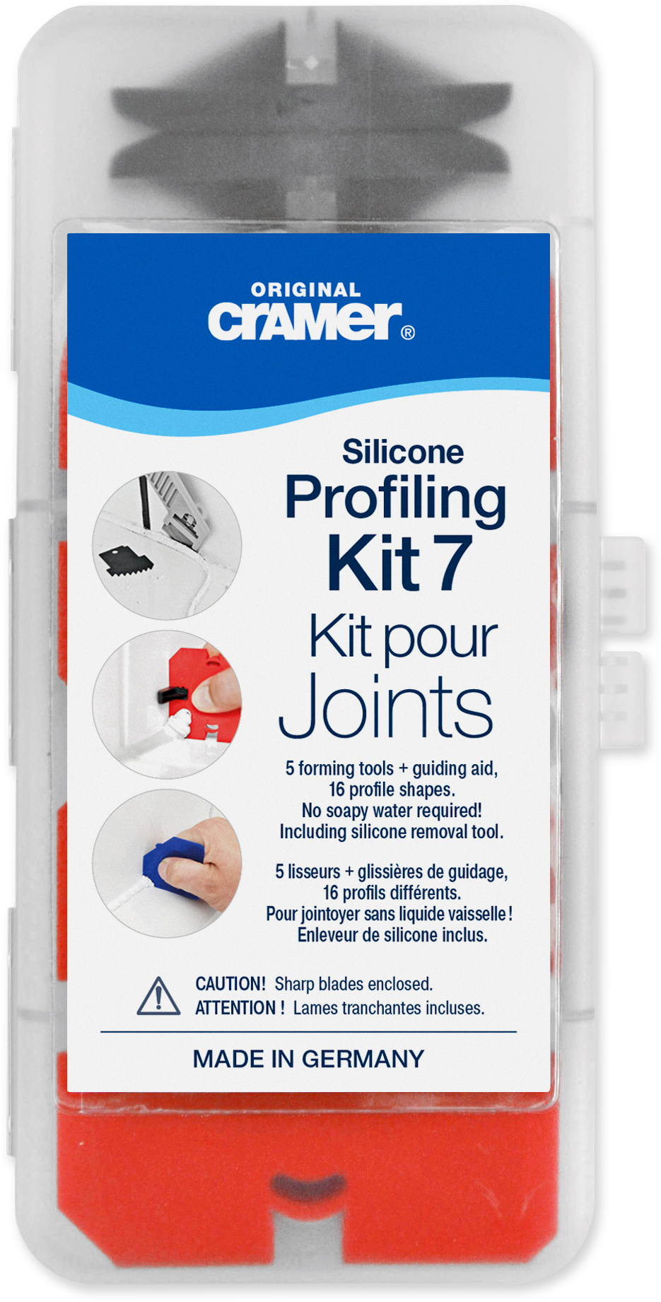 Cramer Professional Silicone Grout Profiling Caulking Tool Kit – ICERA